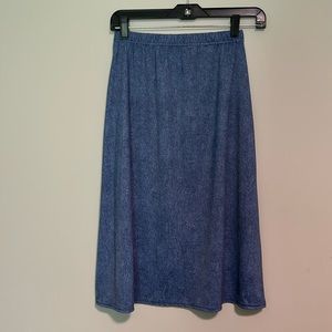 Under Cover Blue Modest Swim Skirt S